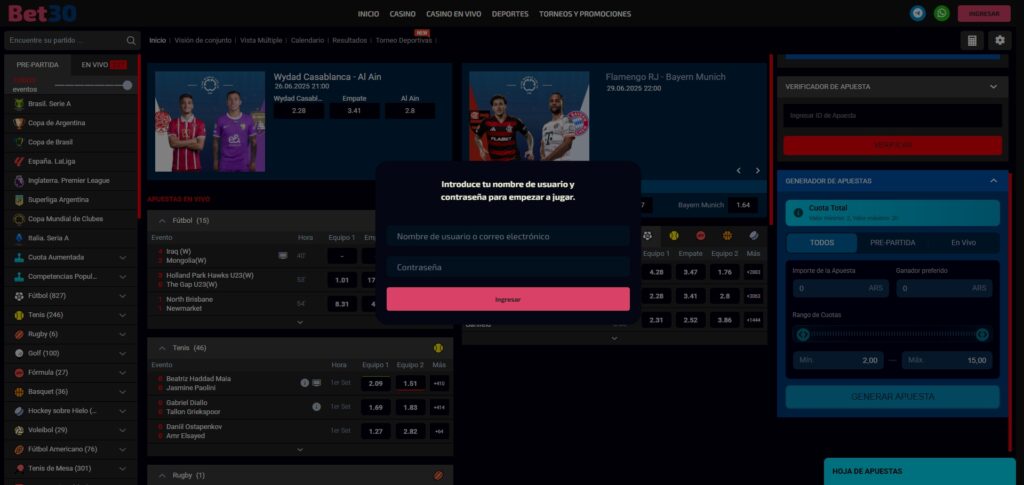Bet30 Apuestas